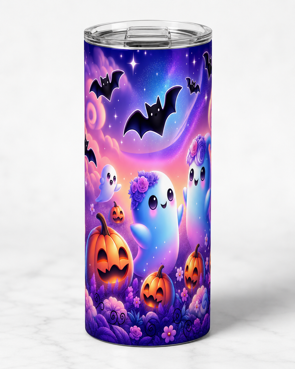 Cute Ghosts Halloween – 20 oz Tumbler