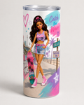 Beach Skater Doll – 20 oz Tumbler