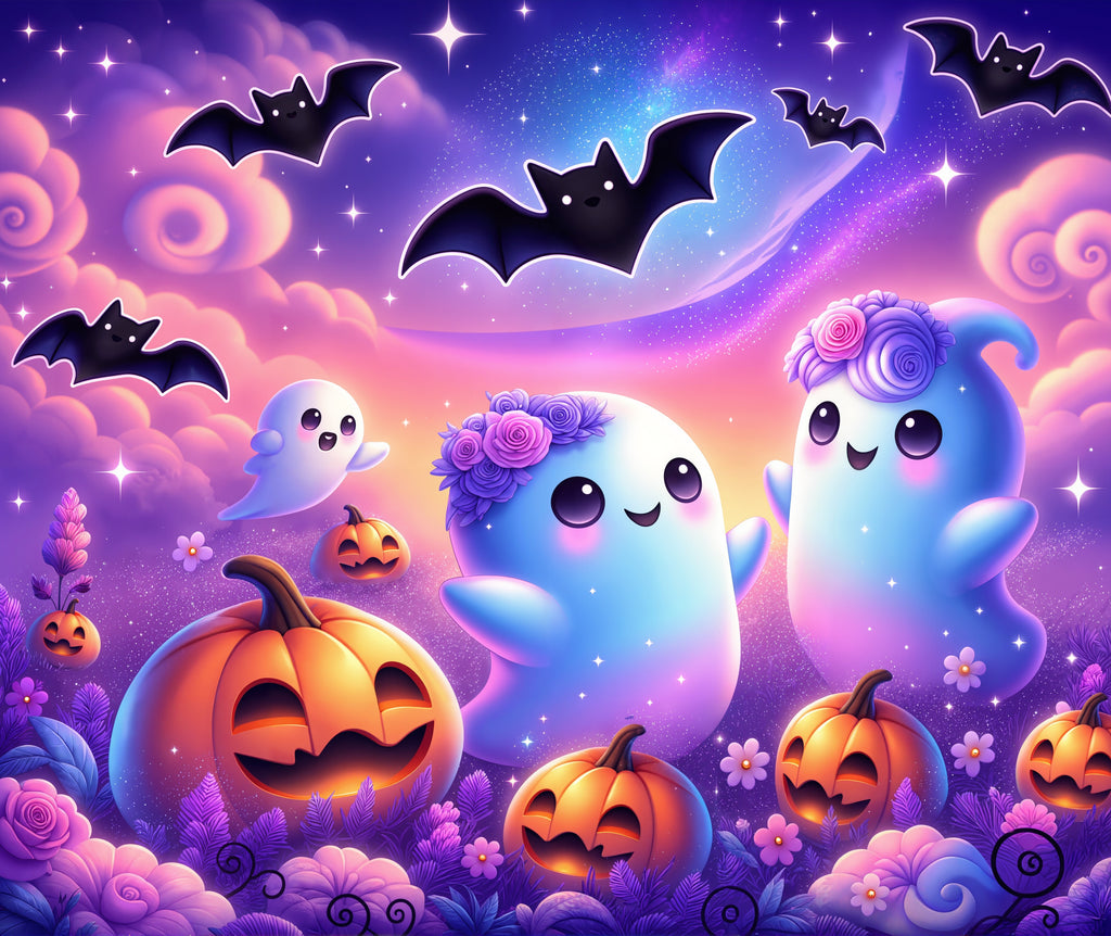 Cute Ghosts Halloween – 20 oz Tumbler